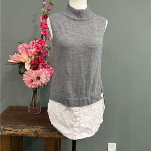 George Turtleneck Sleeveless Top